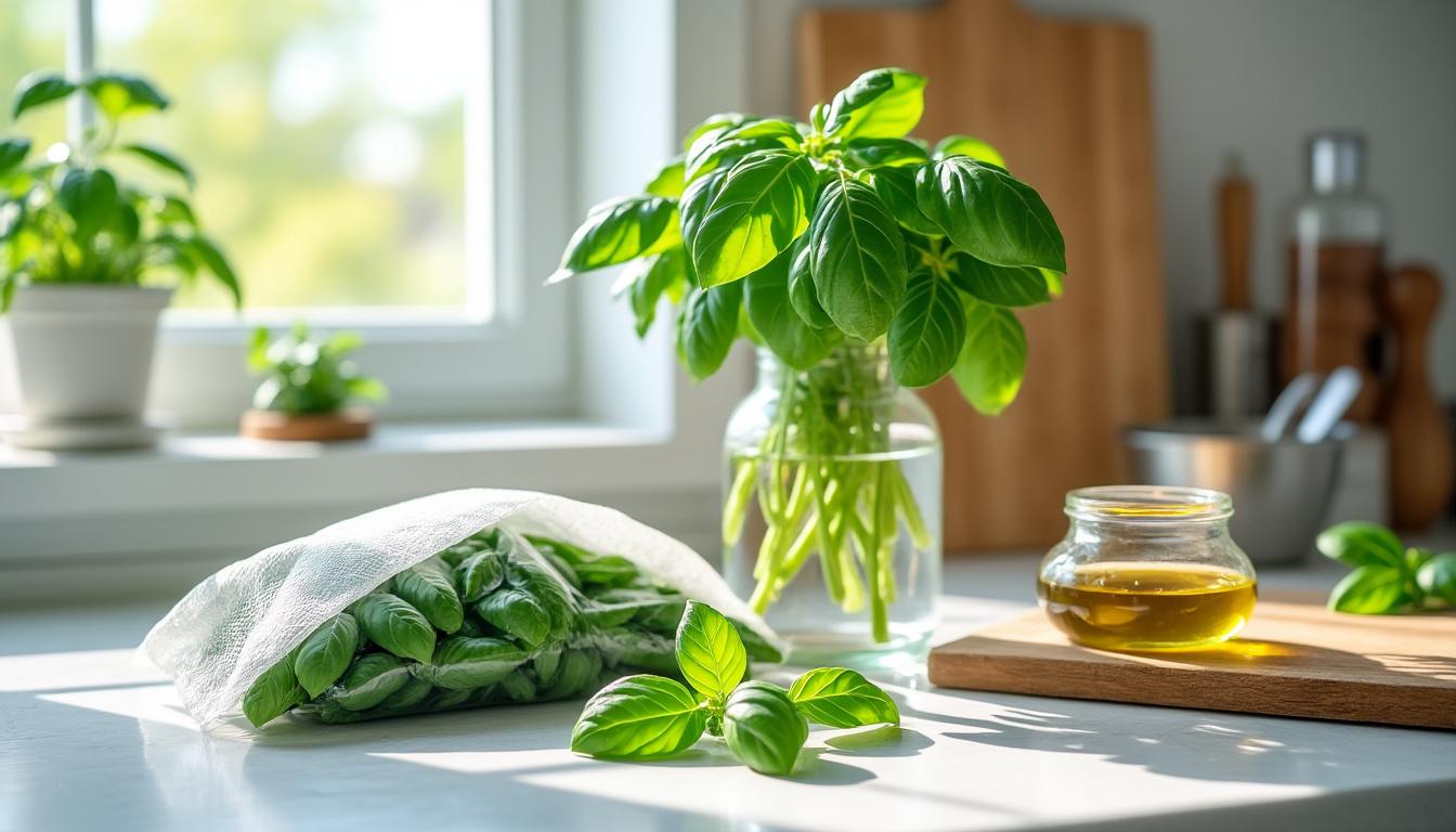 découvrez nos astuces pratiques pour conserver le basilic frais plus longtemps à la maison et profiter de ses saveurs dans vos plats au quotidien.