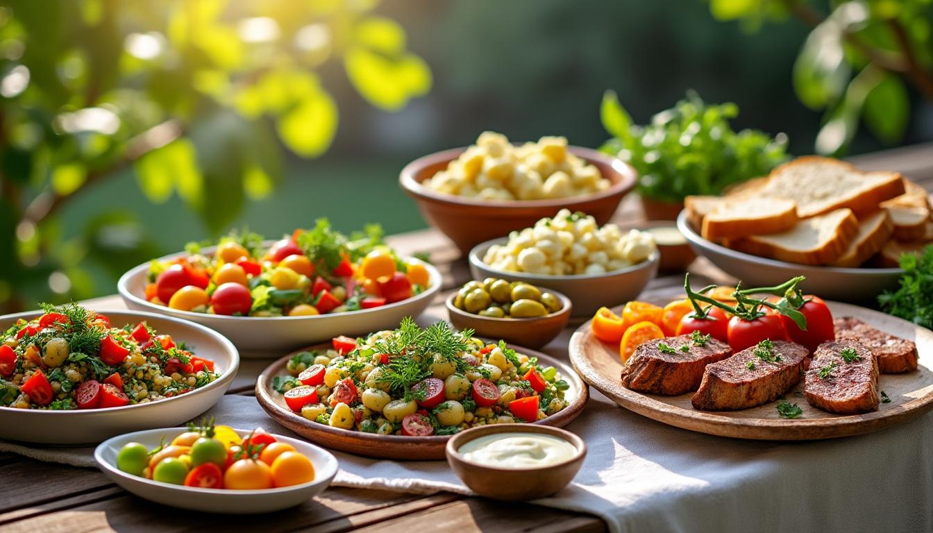 découvrez notre sélection d’idées d’accompagnements gourmands pour apporter une touche savoureuse et originale à votre barbecue. surprenez vos invités avec des recettes faciles et variées pour sublimer chaque grillade !