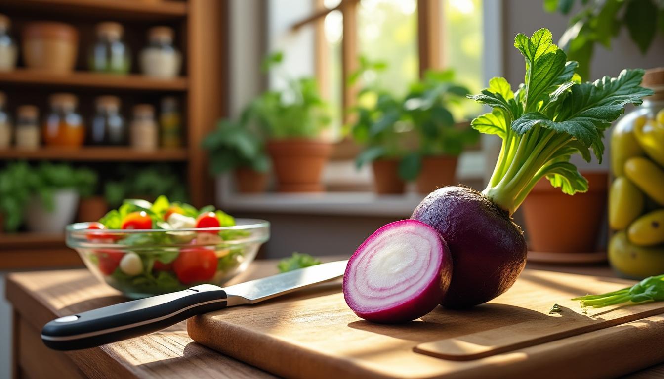 découvrez comment préparer le radis noir facilement ! astuces pratiques, conseils de découpe et recettes simples pour savourer ce légume santé en toute saison.