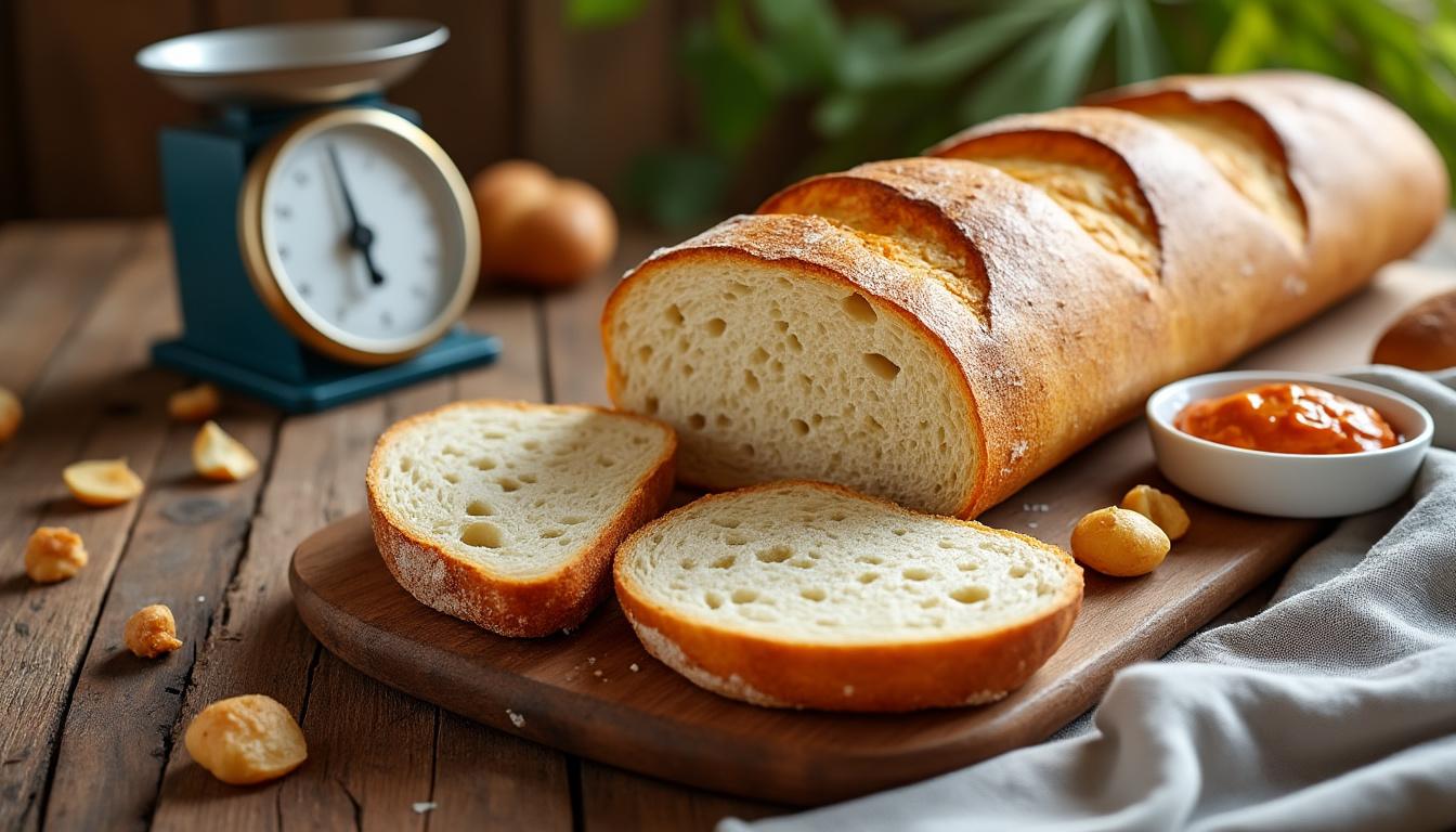 découvrez combien de calories contient une baguette traditionnelle et comment elle s'intègre dans votre alimentation quotidienne.