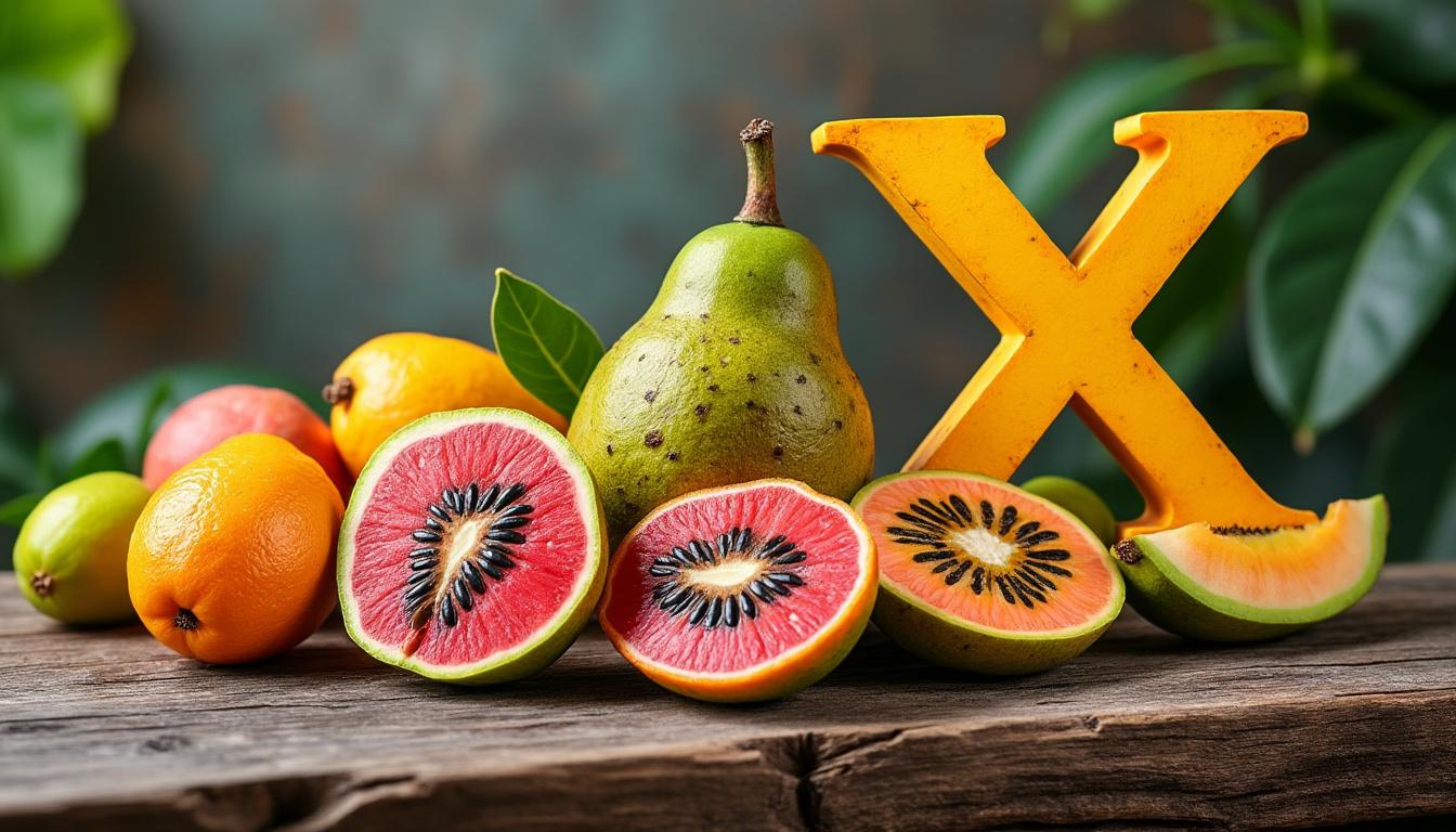 explorez une sélection unique de fruits en x, des trésors méconnus à découvrir et à savourer. ajoutez ces délicieuses raretés à votre panier pour une expérience fruitée inédite !