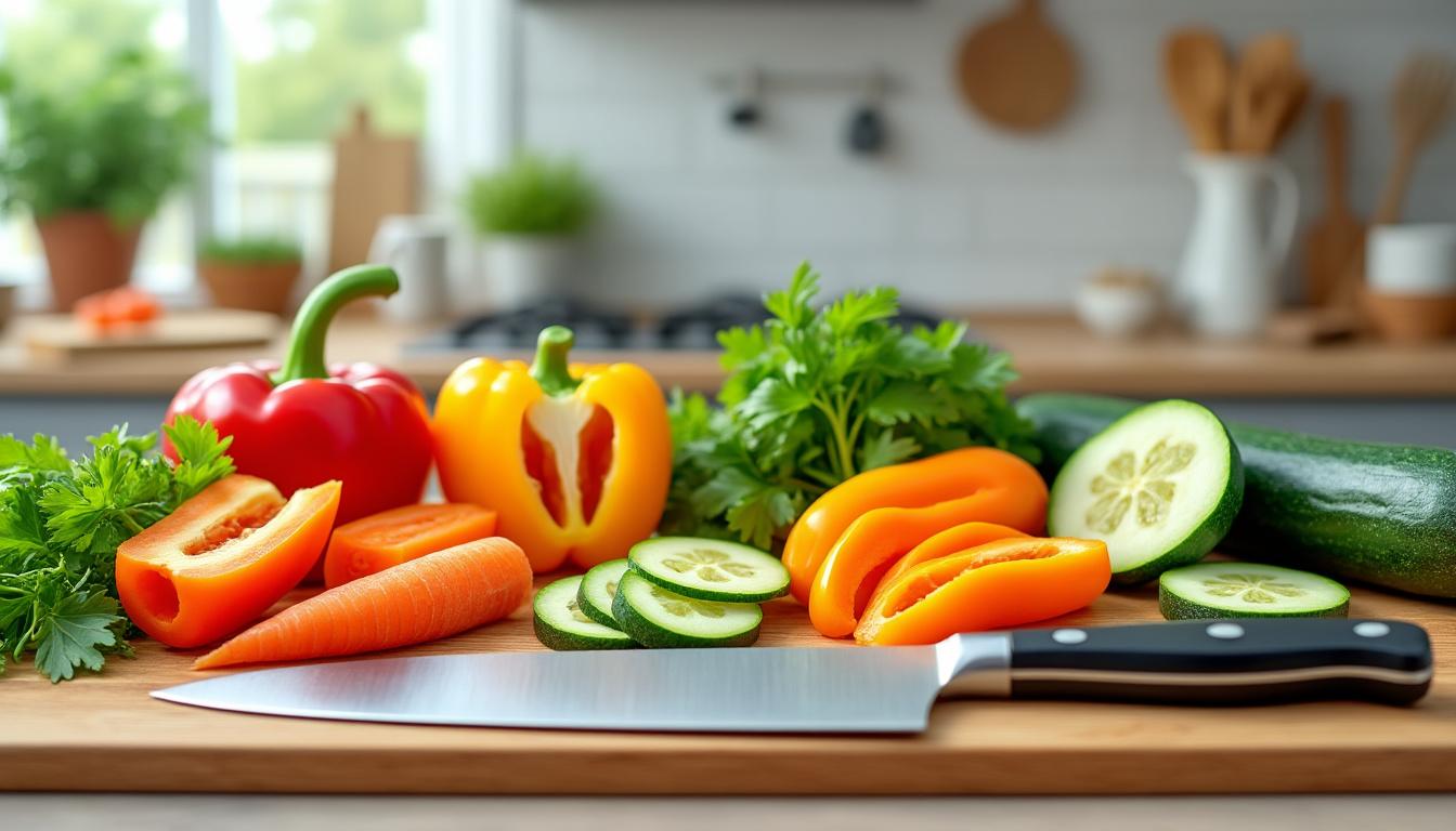 découvrez nos astuces pour maîtriser la coupe en v des légumes et donnez une touche originale et élégante à vos plats en cuisine.