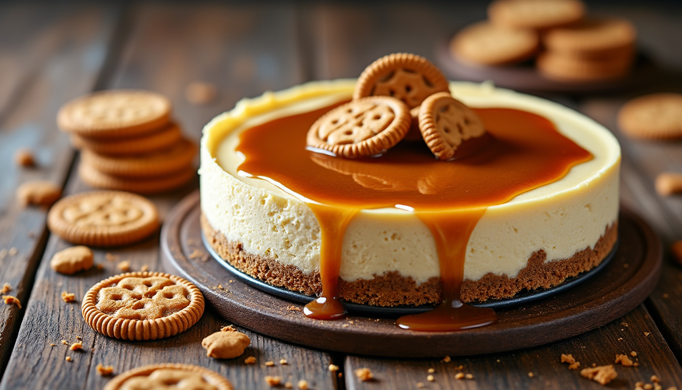 découvrez notre recette de cheesecake au spéculoos, une alliance gourmande qui sublime vos desserts maison avec une texture crémeuse et un goût épicé irrésistible.